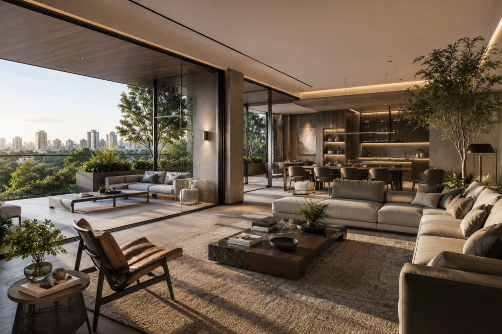 O conceito de sofisticação contemporânea nos empreendimentos residenciais